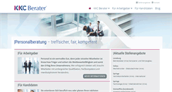 Desktop Screenshot of kkc-berater.de
